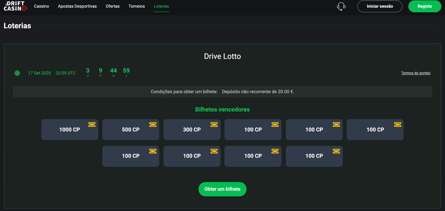 loteria drift casino